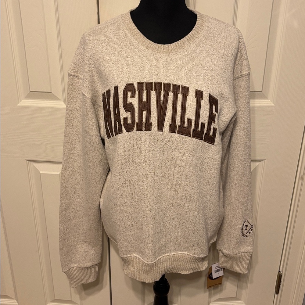 New York Popular Fleece NASHVILLE Plus Sweatshirt